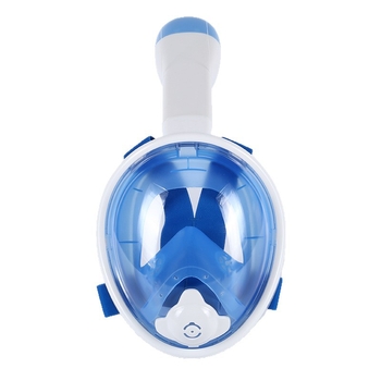 Jierui Dječja maska za ronjenje s cijelim licem i suhim snorkelom, model C1, materijal silikon/PC, anti-fog