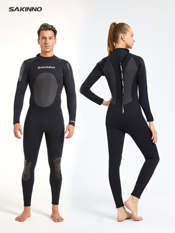 Potapljački wetsuit 3mm SCR neopren, stil para, dugi rukav, puna duljina, unisex odrasli