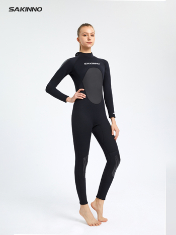 Potapljački wetsuit 3mm SCR neopren, stil para, dugi rukav, puna duljina, unisex odrasli
