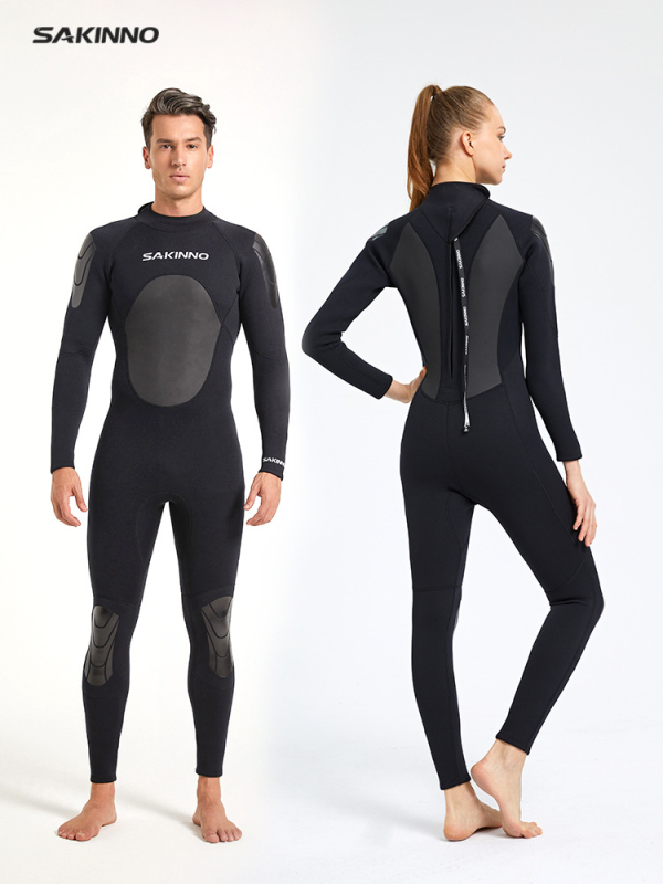 Potapljački wetsuit 3mm SCR neopren, stil para, dugi rukav, puna duljina, unisex odrasli