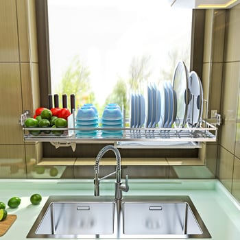 Рафт за отцеждане на съдове — Nana; неръждаема стомана; Dongguan; Импорт: Не