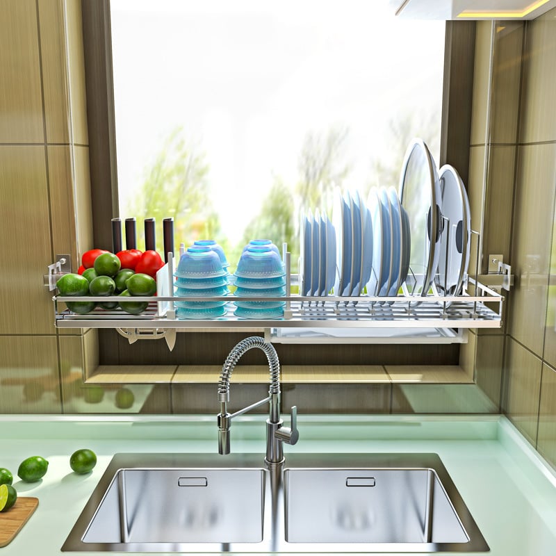 Рафт за отцеждане на съдове — Nana; неръждаема стомана; Dongguan; Импорт: Не