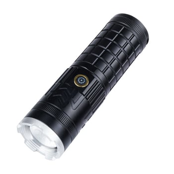 LED svjetiljka s teleskopskim zumom, 30 W, 6000 mAh, domet najmanje 500 m, trajanje baterije 5 h