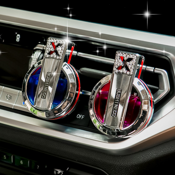 Clip pentru ventilația mașinii, parfum auto cu aromă de lămâie și ton marin, 10–20 ml, durează peste 90 de zile, material plastic și sticlă