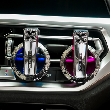 Clip pentru ventilația mașinii, parfum auto cu aromă de lămâie și ton marin, 10–20 ml, durează peste 90 de zile, material plastic și sticlă