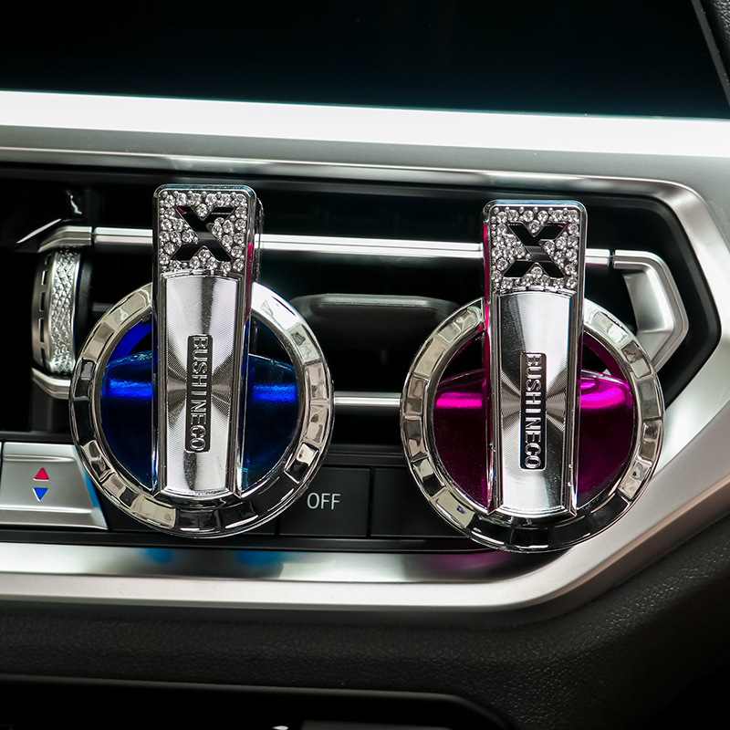 Clip pentru ventilația mașinii, parfum auto cu aromă de lămâie și ton marin, 10–20 ml, durează peste 90 de zile, material plastic și sticlă