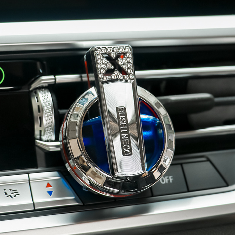 Clip pentru ventilația mașinii, parfum auto cu aromă de lămâie și ton marin, 10–20 ml, durează peste 90 de zile, material plastic și sticlă