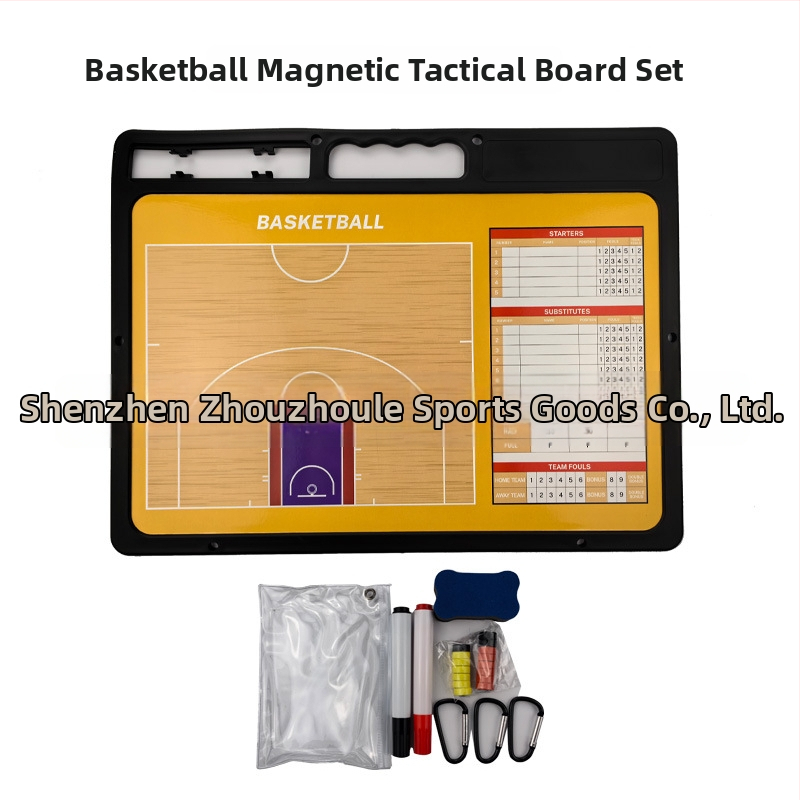 Magnetická taktická doska pre basketbal, futbal a volejbal – vymazateľná demonstračná doska, ABS, balenie 20 kusov, možnosť tlače loga
