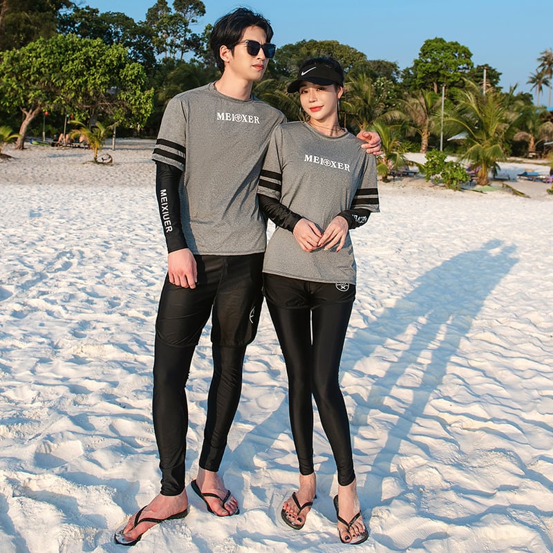 Dvodijelni wetsuit za ronjenje i snorkeling s dugim rukavima i nogavicama, UV zaštita, prednji zatvarač, unisex, za odrasle