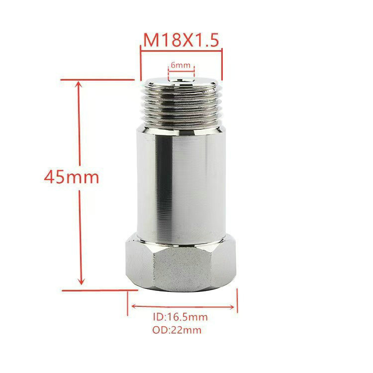 Oxigén-szenzor bővítő csatlakozó M18×1.5 menet; mérési tartomány 58; mérési pontosság 0.1; alkalmazás: üzemanyag-tank
