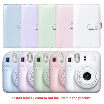 Polaroid Mini 12/11 príslušenstvo set s taškou na fotoaparát, 108-stranovým fotoalbumom a doplnkami na nálepky a rámy na fotky | Model mini12 | Uvedenie 2023 | Značka Neutral