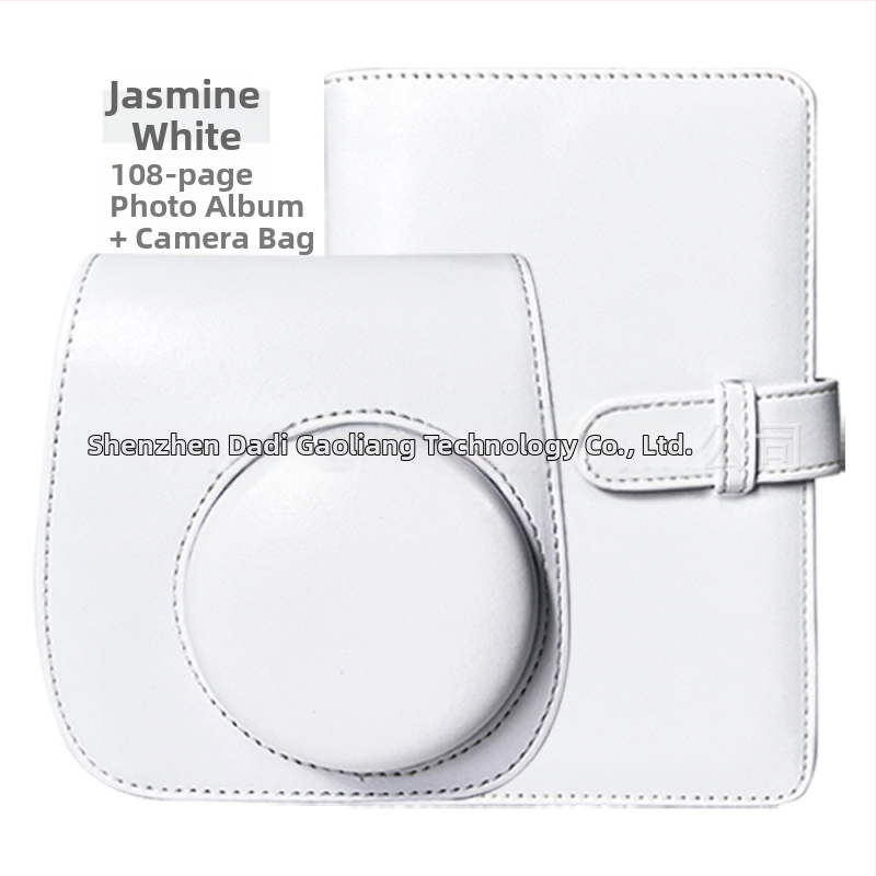 Polaroid Mini 12/11 príslušenstvo set s taškou na fotoaparát, 108-stranovým fotoalbumom a doplnkami na nálepky a rámy na fotky | Model mini12 | Uvedenie 2023 | Značka Neutral