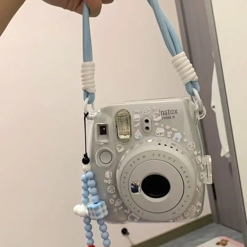 Geantă pentru cameră Instax Mini8/9, Material Corduroy, Stil Geantă de mână, Geantă de fotografie