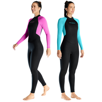 DIVE&SAIL 3mm termalni cjeloviti ženski wetsuit – SCR neopren, toplina za ronjenje, sve sezone