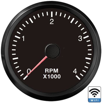 ELING EL afișaj LED tachometru 52mm, 0-8000 RPM, 9-32V, oțel inox 316