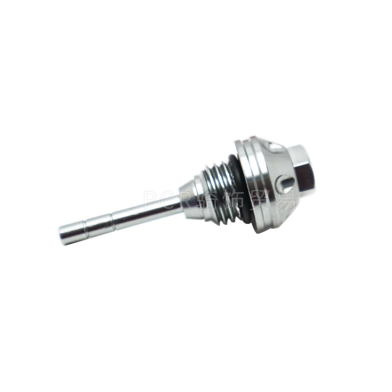 CNC šesterokutni dekorativni dio za mjernik ulja na motociklima Gy6/BWS/Guangyang 125cc – aluminijska legura, marka PCR