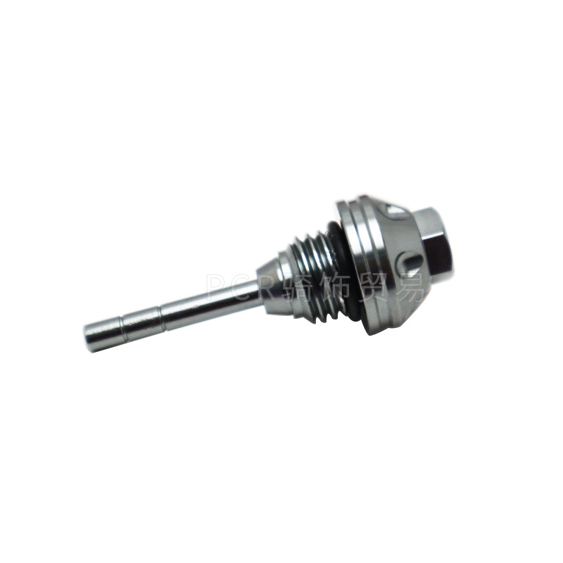 CNC šesterokutni dekorativni dio za mjernik ulja na motociklima Gy6/BWS/Guangyang 125cc – aluminijska legura, marka PCR
