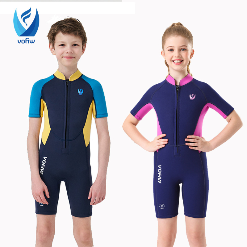 3mm unisex kratki wetsuit za plivanje, surfanje i ronjenje — topao, zaštita od sunca, zaštita od meduza