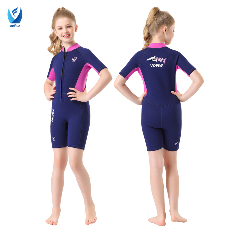 3mm unisex kratki wetsuit za plivanje, surfanje i ronjenje — topao, zaštita od sunca, zaštita od meduza