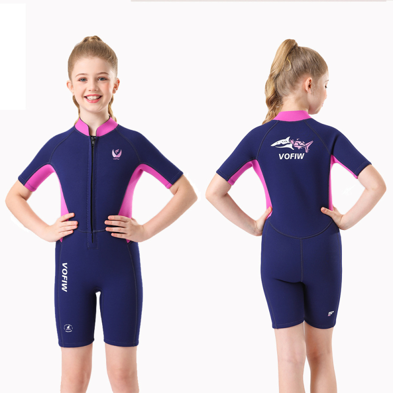 3mm unisex kratki wetsuit za plivanje, surfanje i ronjenje — topao, zaštita od sunca, zaštita od meduza