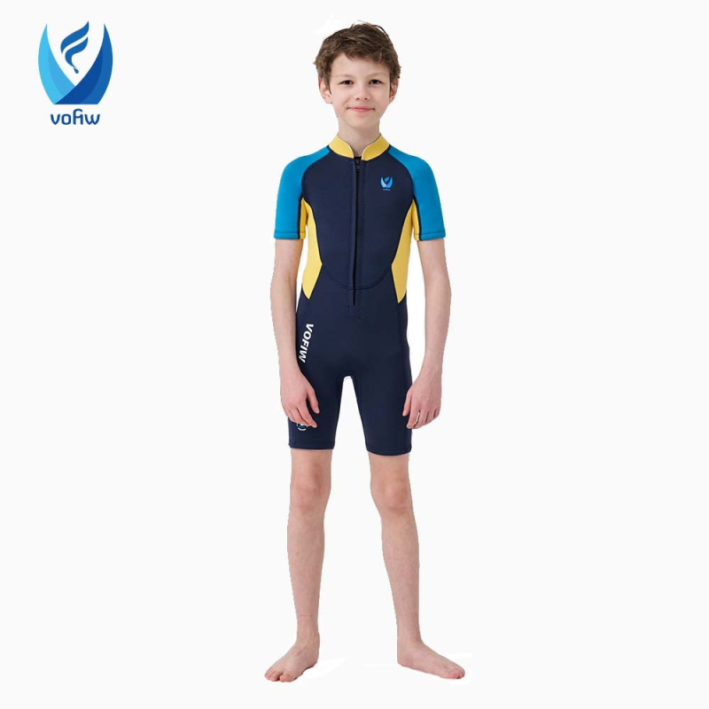 3mm unisex kratki wetsuit za plivanje, surfanje i ronjenje — topao, zaštita od sunca, zaštita od meduza