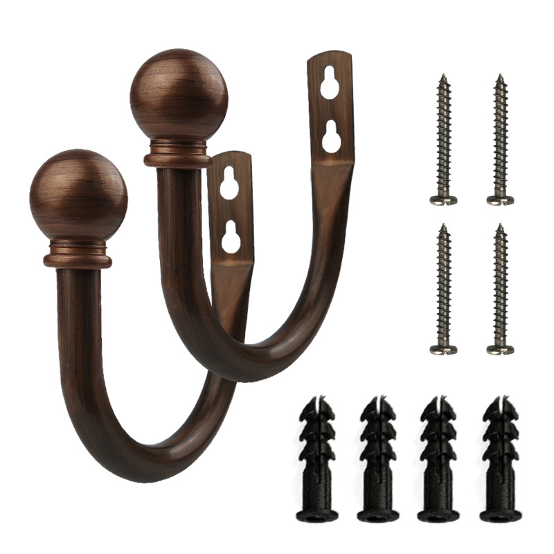 Ball U‑ alakú függönykampó – Vasból, Modell 04-100-0015/16/17/68/207/18/19/22/21/20, Függesztési típus: lógó, Márka The beauty of richness