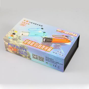 Light Arrow FITECHF8 Búvár Világítás — Alumínium ötvözet + PC kivitel, Vízálló USB búvárfény, Hosszú akkumulátor-üzemidő