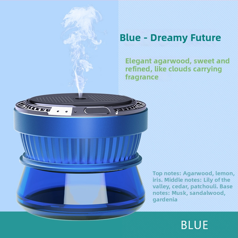 GEMACAR Διαχυτής Αρώματος Αυτοκινήτου με Ηλιακή Τροφοδοσία, Αυτόματο Ψέκασμα, Υγραντήρας, Συμβατός με Αιθέριο Έλαιο και Προσαρμοσμένα Αρώματα