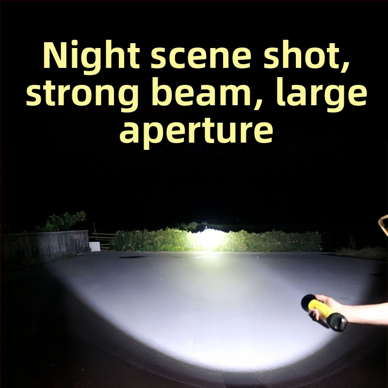 Potápačská LED baterka s dlhým lúčom, telo z hliníkovej zliatiny a tvrdého plastu, IPX8 vodotesnosť, plávajúca verzia Q10