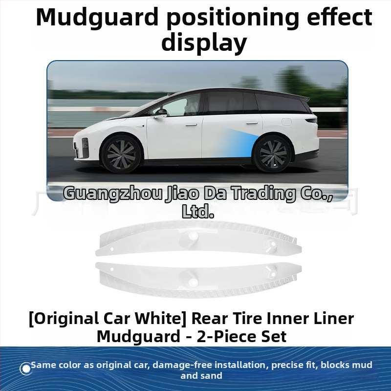 Sada blatníkov proti blatu pre Ideal i8/i6 – vozidlu špecifická, predný a zadný, plast, 2025 modelový rok, automatická prevodovka
