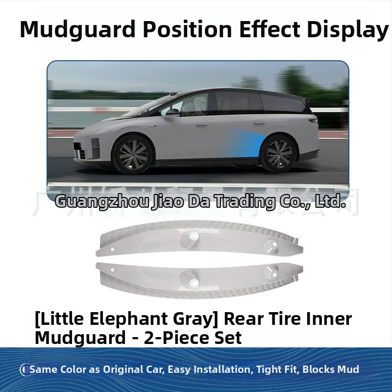 Sada blatníkov proti blatu pre Ideal i8/i6 – vozidlu špecifická, predný a zadný, plast, 2025 modelový rok, automatická prevodovka