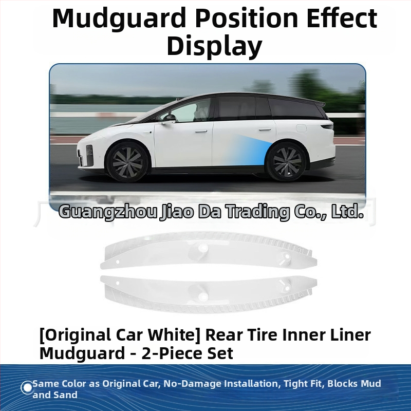 Sada blatníkov proti blatu pre Ideal i8/i6 – vozidlu špecifická, predný a zadný, plast, 2025 modelový rok, automatická prevodovka