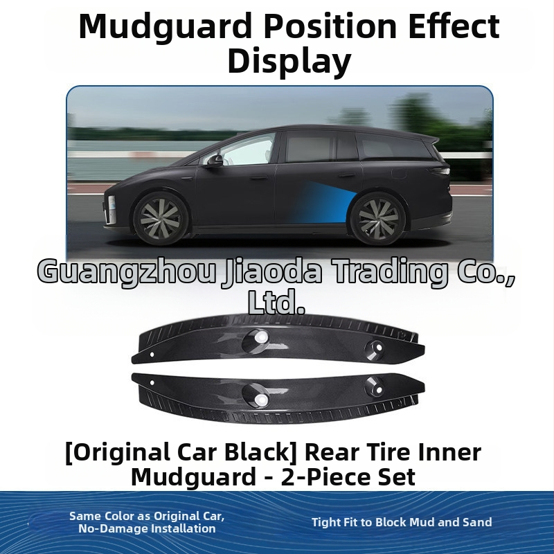 Sada blatníkov proti blatu pre Ideal i8/i6 – vozidlu špecifická, predný a zadný, plast, 2025 modelový rok, automatická prevodovka