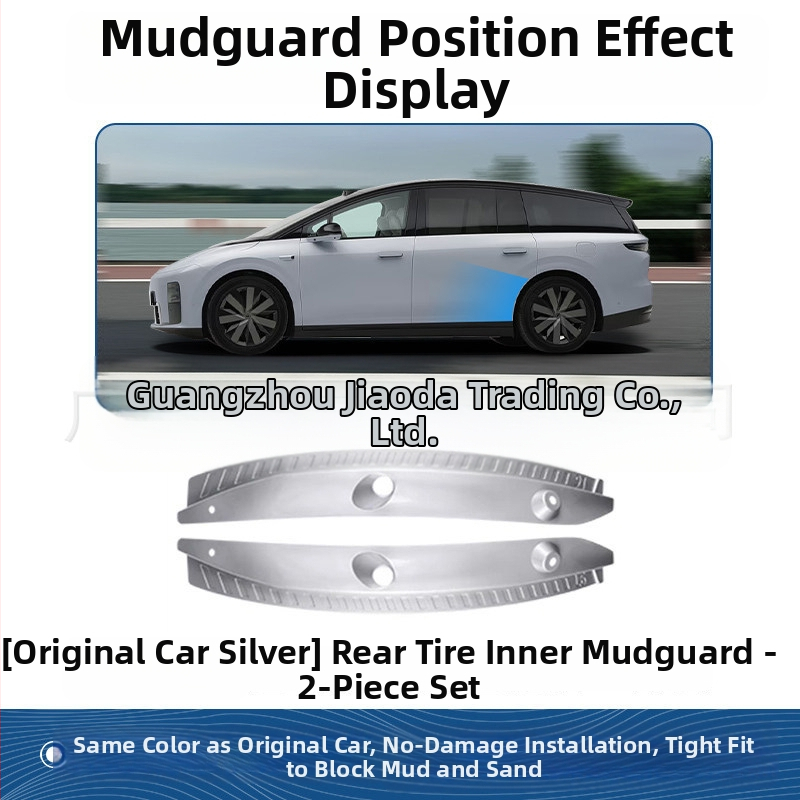 Sada blatníkov proti blatu pre Ideal i8/i6 – vozidlu špecifická, predný a zadný, plast, 2025 modelový rok, automatická prevodovka