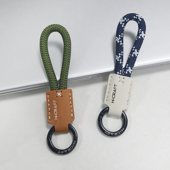 Breloc din piele de vițel, lucrat manual, cu șnur pentru telefon, unisex, anti-pierdere, multifuncțional