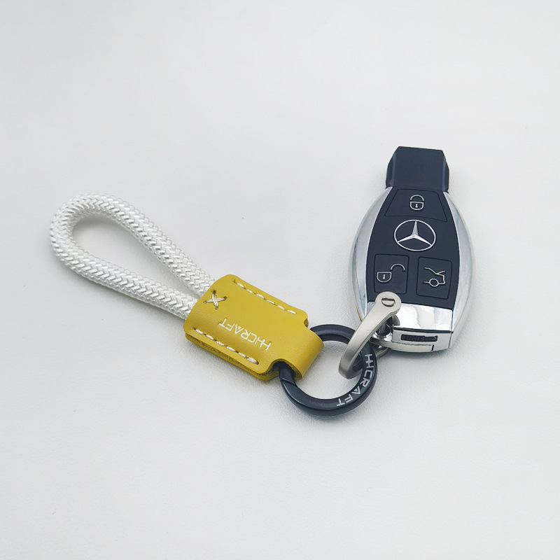 Breloc din piele de vițel, lucrat manual, cu șnur pentru telefon, unisex, anti-pierdere, multifuncțional