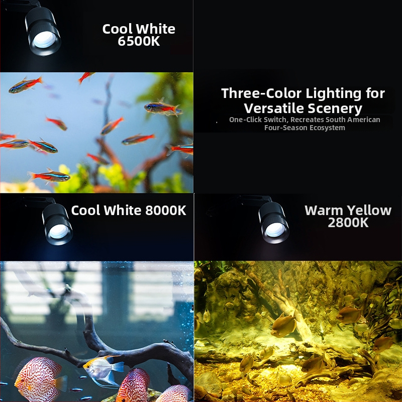 LED klip svjetlo za akvarij | Brend: Peaceful treasure | Materijal: Plastika | Uvoz: Ne