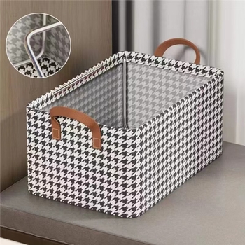 Cutie de depozitare pentru haine din material nețesut, pliabilă, cu separator detașabil