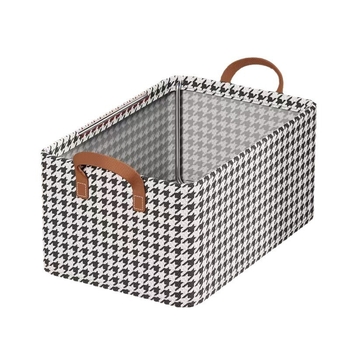 Cutie de depozitare pentru haine din material nețesut, pliabilă, cu separator detașabil
