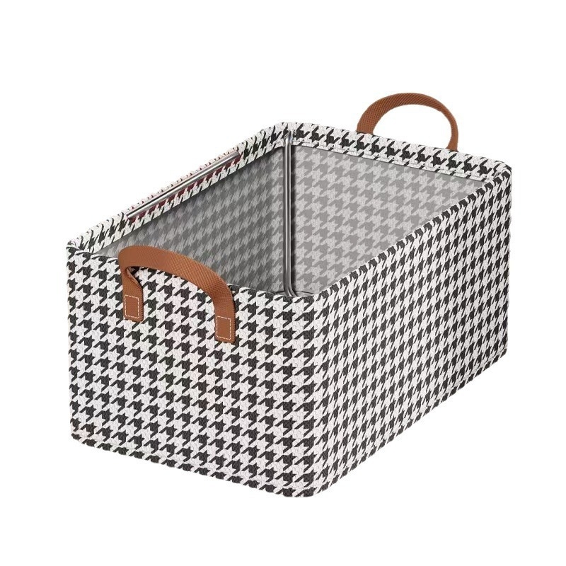 Cutie de depozitare pentru haine din material nețesut, pliabilă, cu separator detașabil