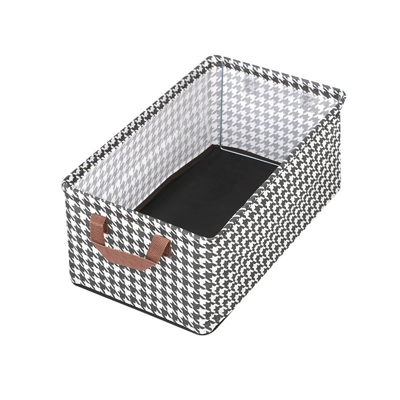 Cutie de depozitare pentru haine din material nețesut, pliabilă, cu separator detașabil