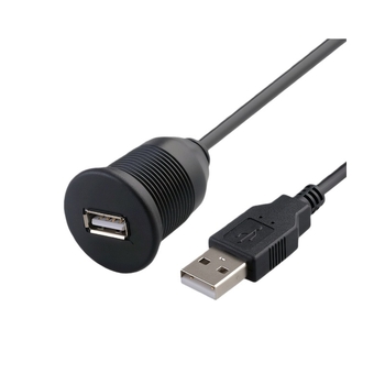 Автомобилен USB кабел за удължение с един порт, водоустойчив, USB 3.0/2.0, мъжки към женски, дължина 0,3/1/2 м