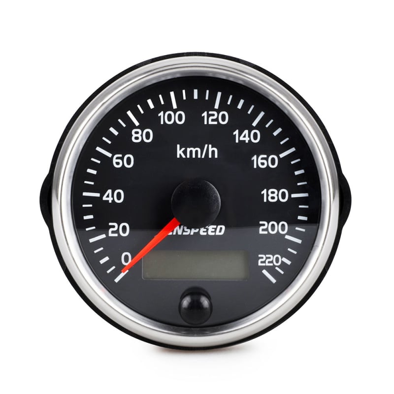 Afișaj LED pentru bord auto, 12-24V, senzor GPS, odometru/vitezometru/tachometru, ABS+metal, model HF-85-SP-01