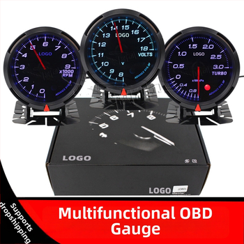 OBD viacfunkčný automobilový prístroj, ABS + kovová konštrukcia, 12V kompatibilita, Značka JXR