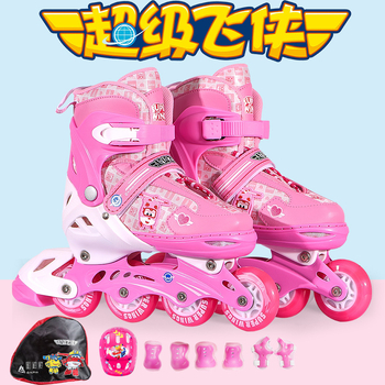 Role de patinaj cu roți PU, cu un singur rând, design desen animat, brand Super Wings