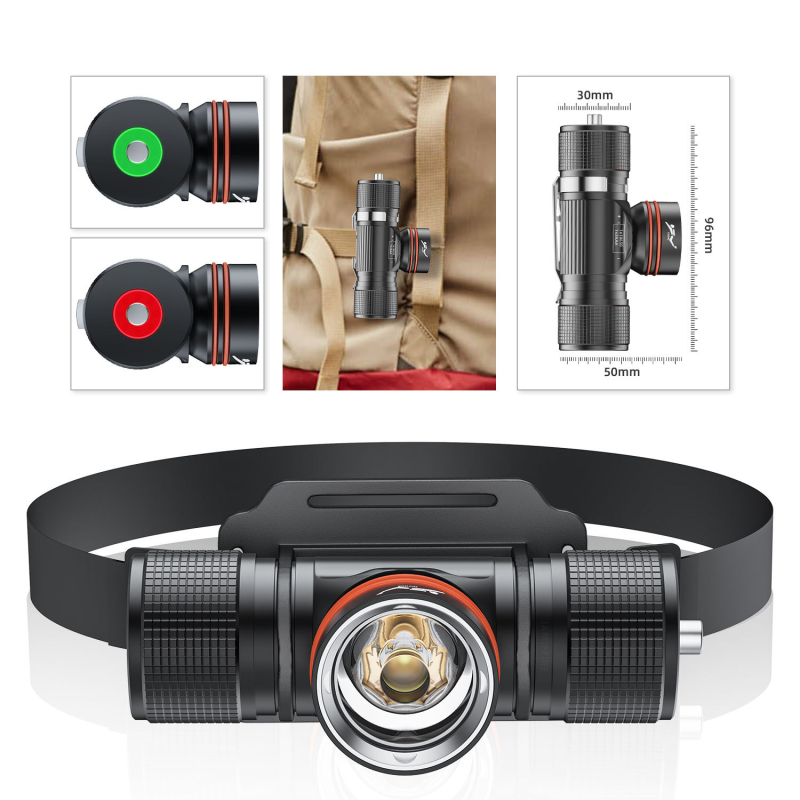 Potapljački čelni LED laser, 30W, punjiva, magnetski prekidač