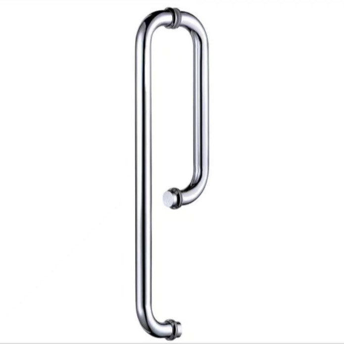 Drška za staklena vrata od nehrđajućeg čelika za urede, 304 nehrđajući čelik, prilagodljiva završna obrada površine, moderan minimalistički stil