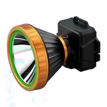 LED челна лампа, 5W, вградена батерия 3x AA, водоустойчива, 360° въртене, зарядно включено