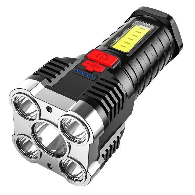 LED svjetiljka s COB bočnim osvjetljenjem, 10W, USB punjenje, ručno punjenje, domet do 50 m