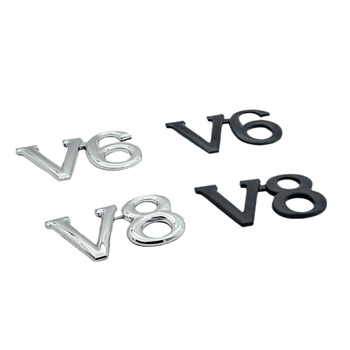 Metalna oznaka za karoseriju automobila, 3D dizajn, karikaturni uzorak, prilagodljiva oznaka za V6/V8 velike zapremine